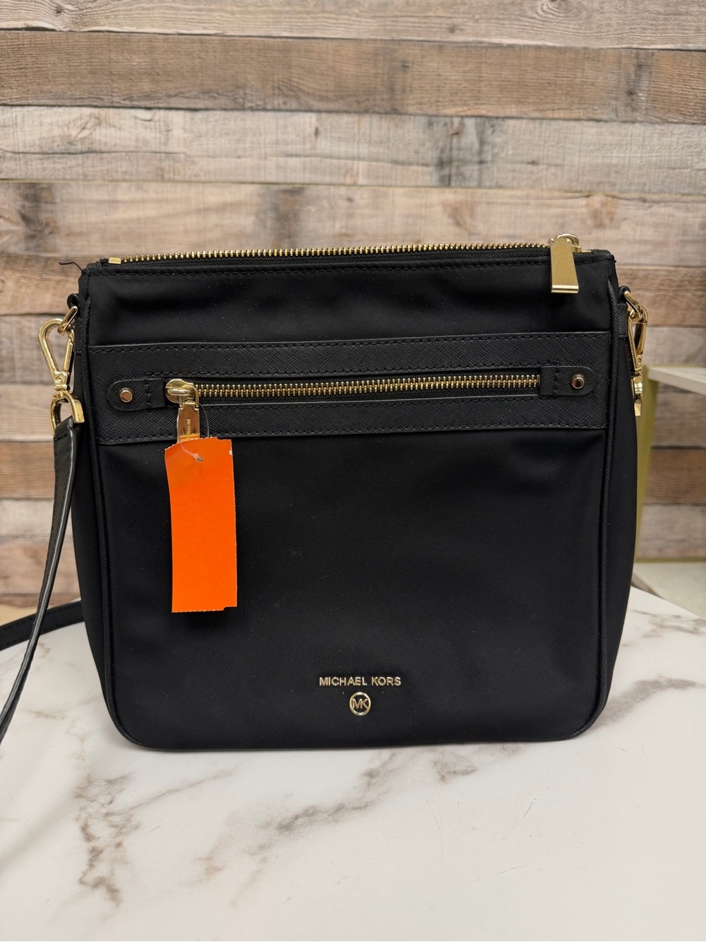 Michael Kors Black Nylon Jet Set Crossboy OS